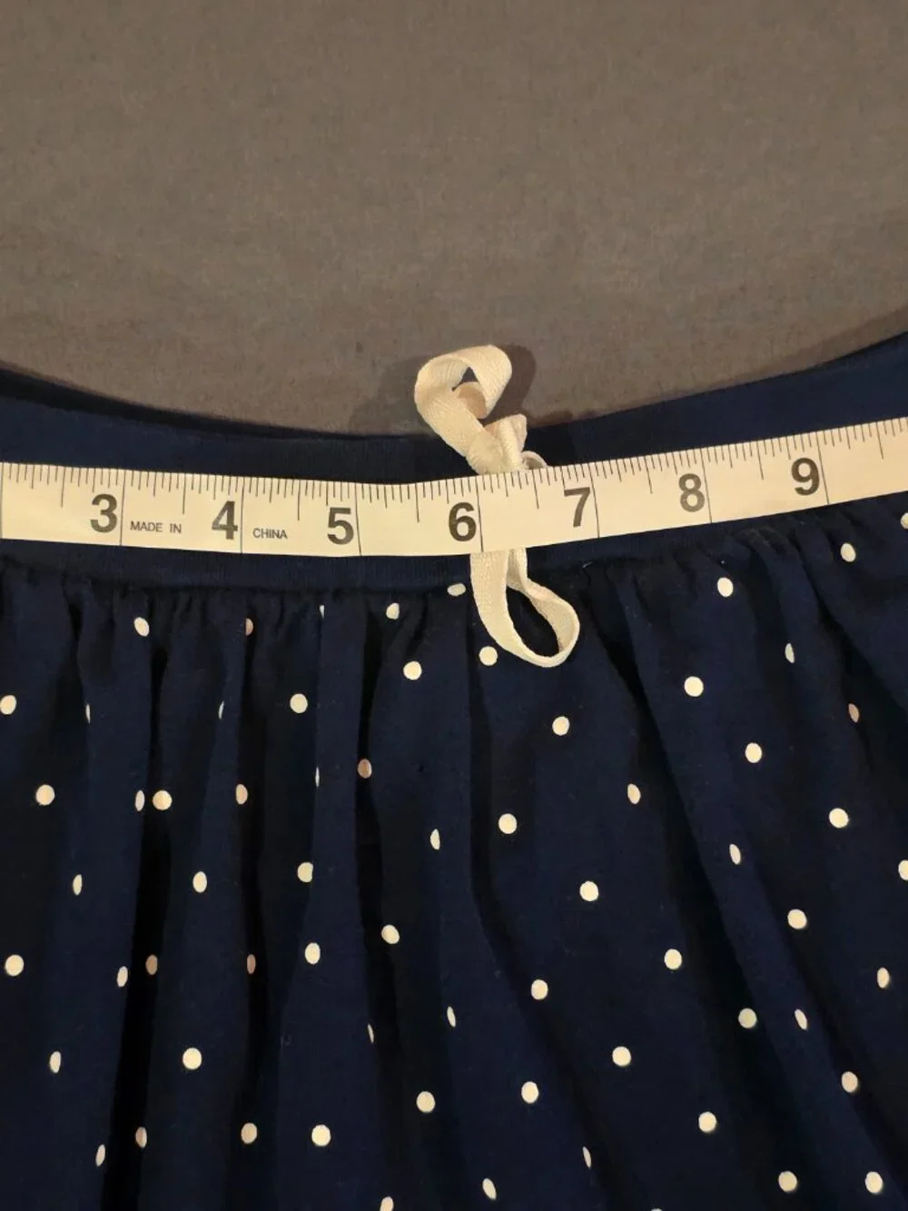 Carter's Girls Size 12/12A Navy Polka Dot Skort